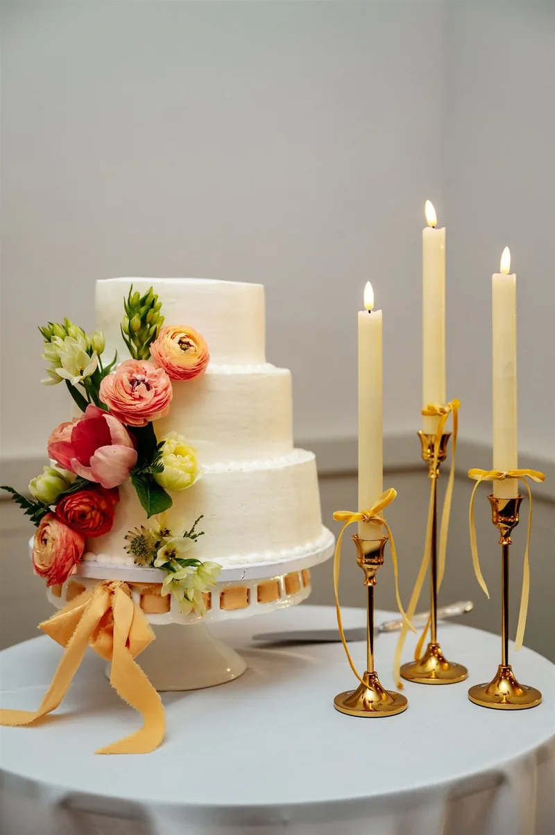 Hand-designed seasonal flower arrangement by Vintage Blooms KC
